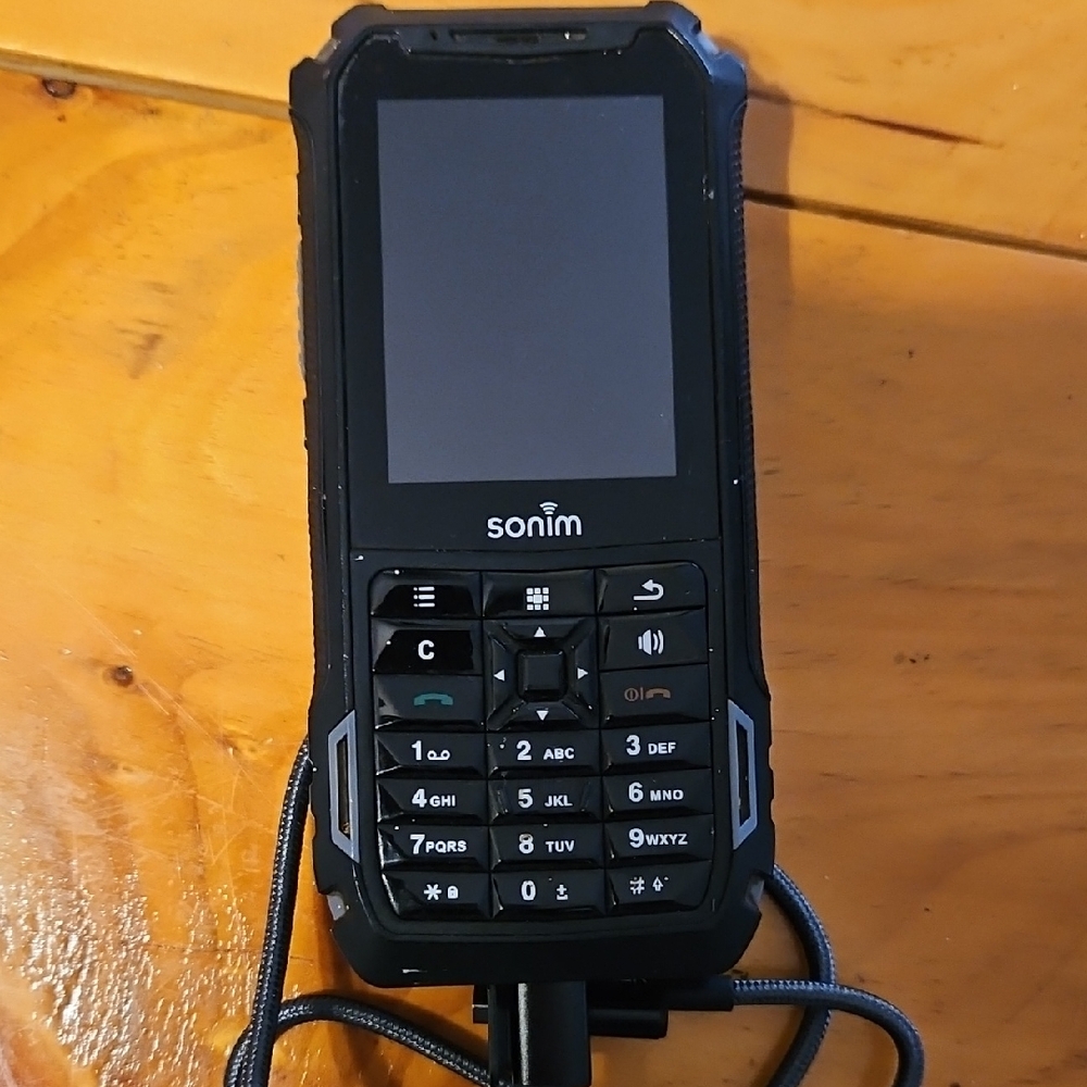 Black Rugged Cell Phone